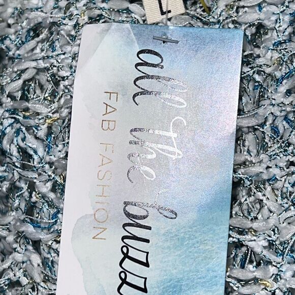 NWT POL Part of Your World Stretchy Loose Weave Belted Cardigan Womens L - Picture 8 of 8